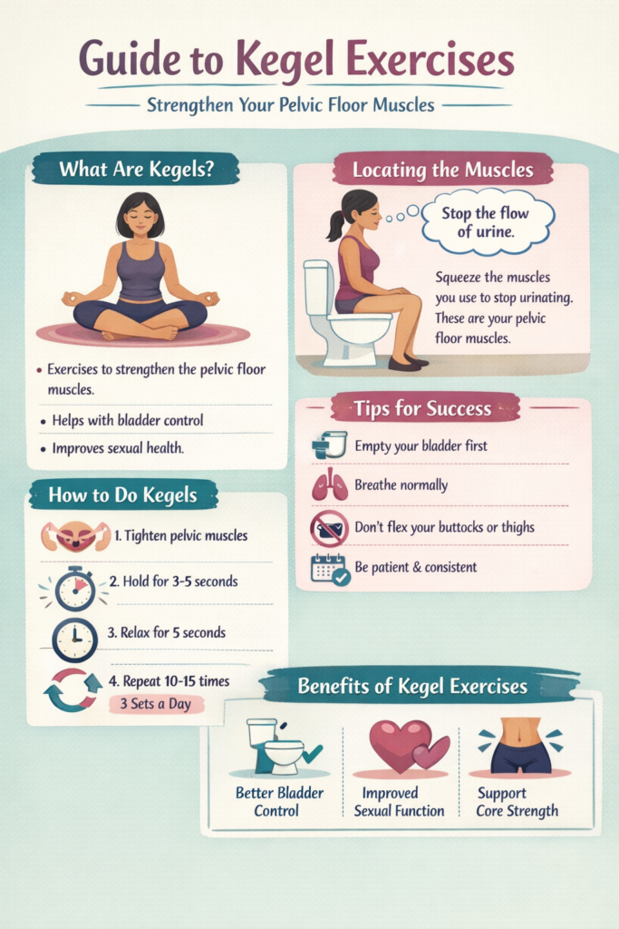 Kegel Exercises: A Patient-Friendly Guide to Strengthening Your Pelvic Floor kegels exercise