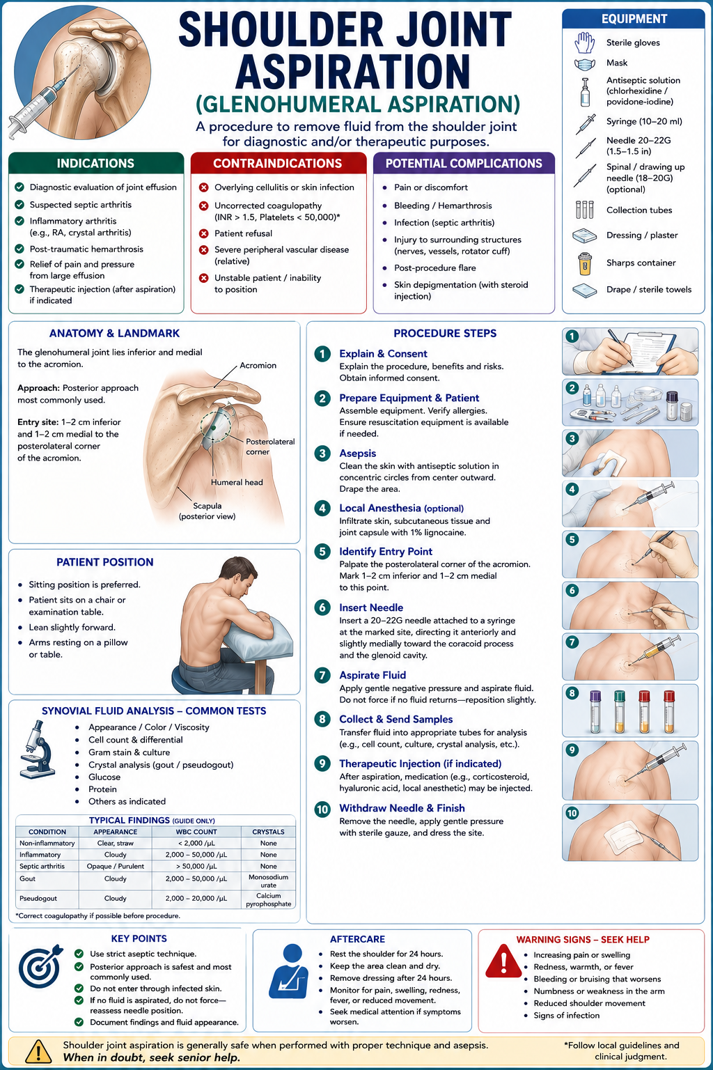 shoulder joint aspiration