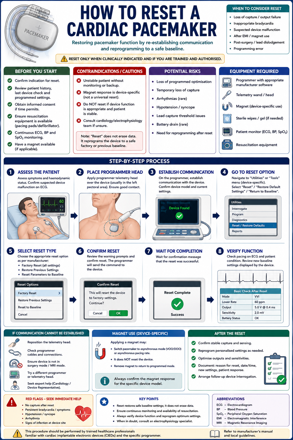 pacemaker reset